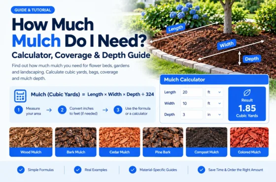 How Much Mulch Do I Need? Calculator, Coverage & Depth Guide